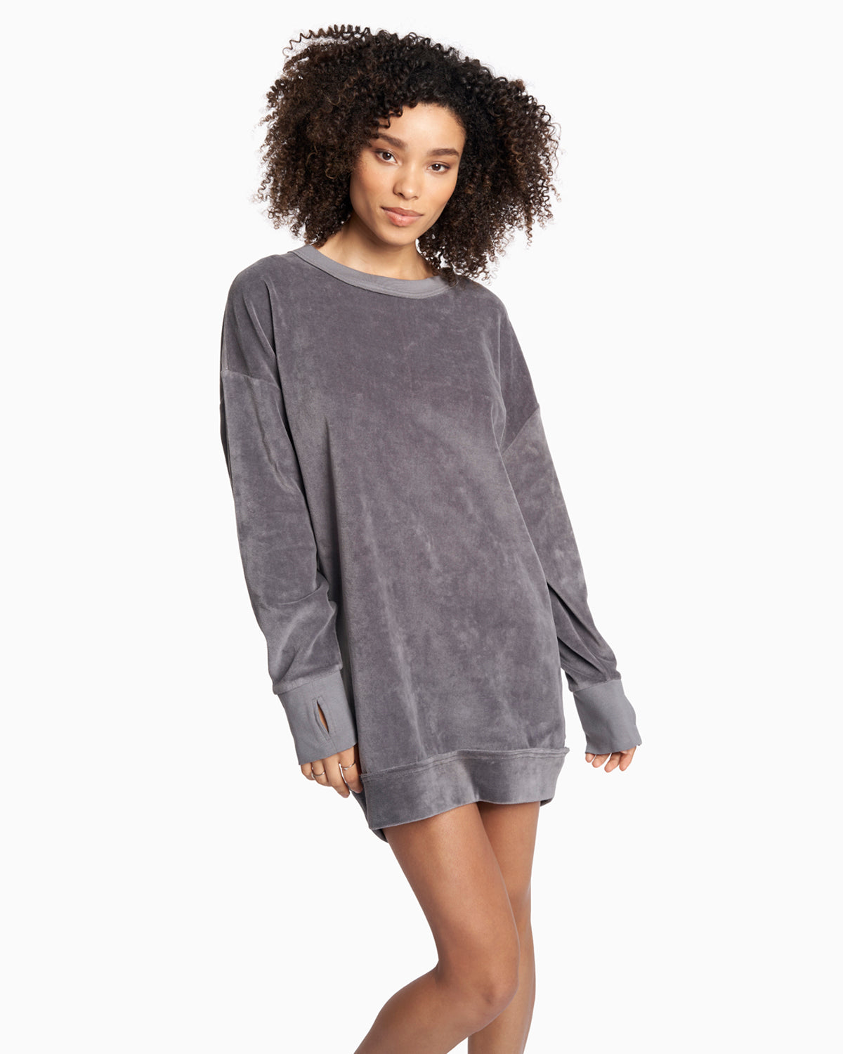 Amber Sweatshirt Dress by YesAnd Apparel