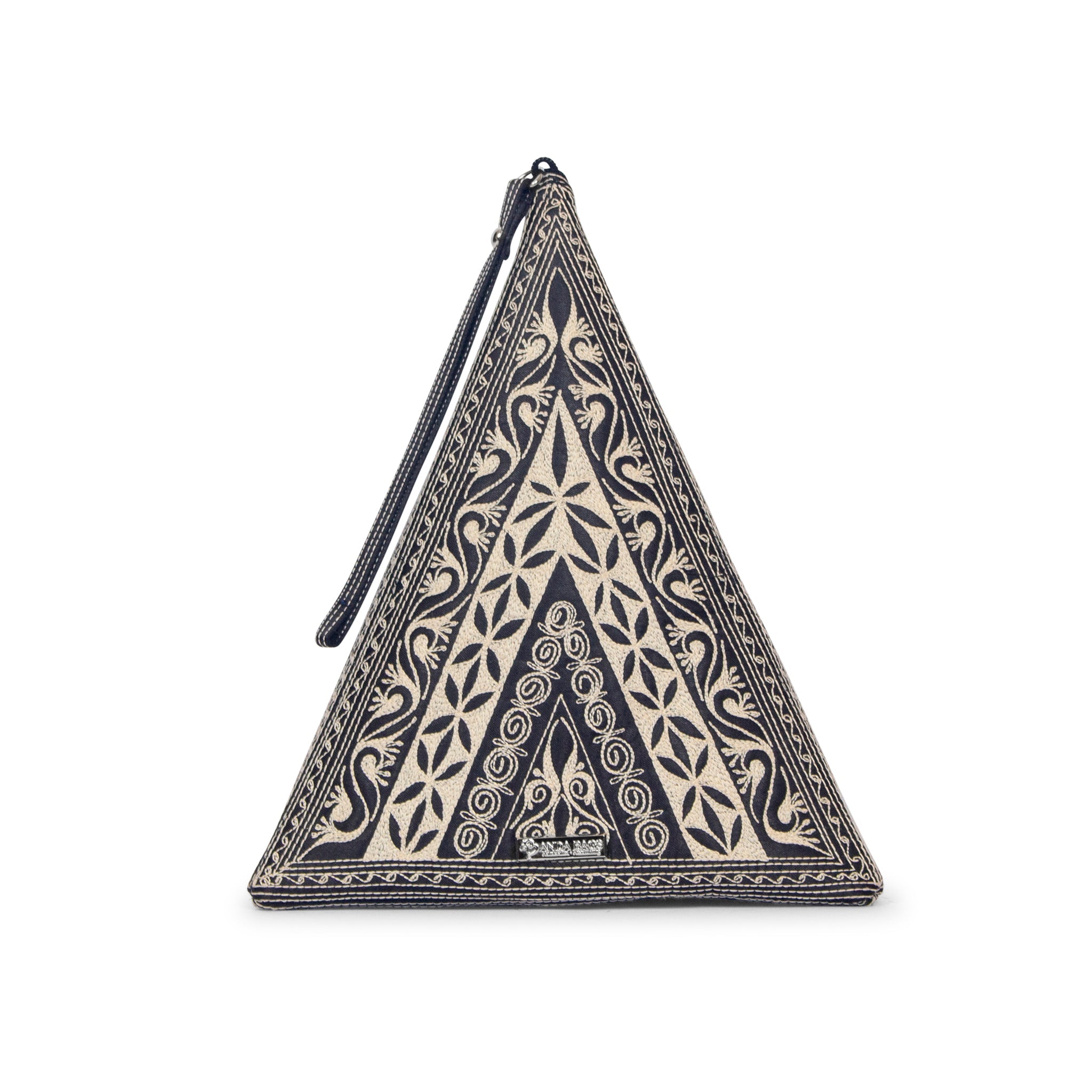 Hitam Pyramid Clutch by Banda Bags