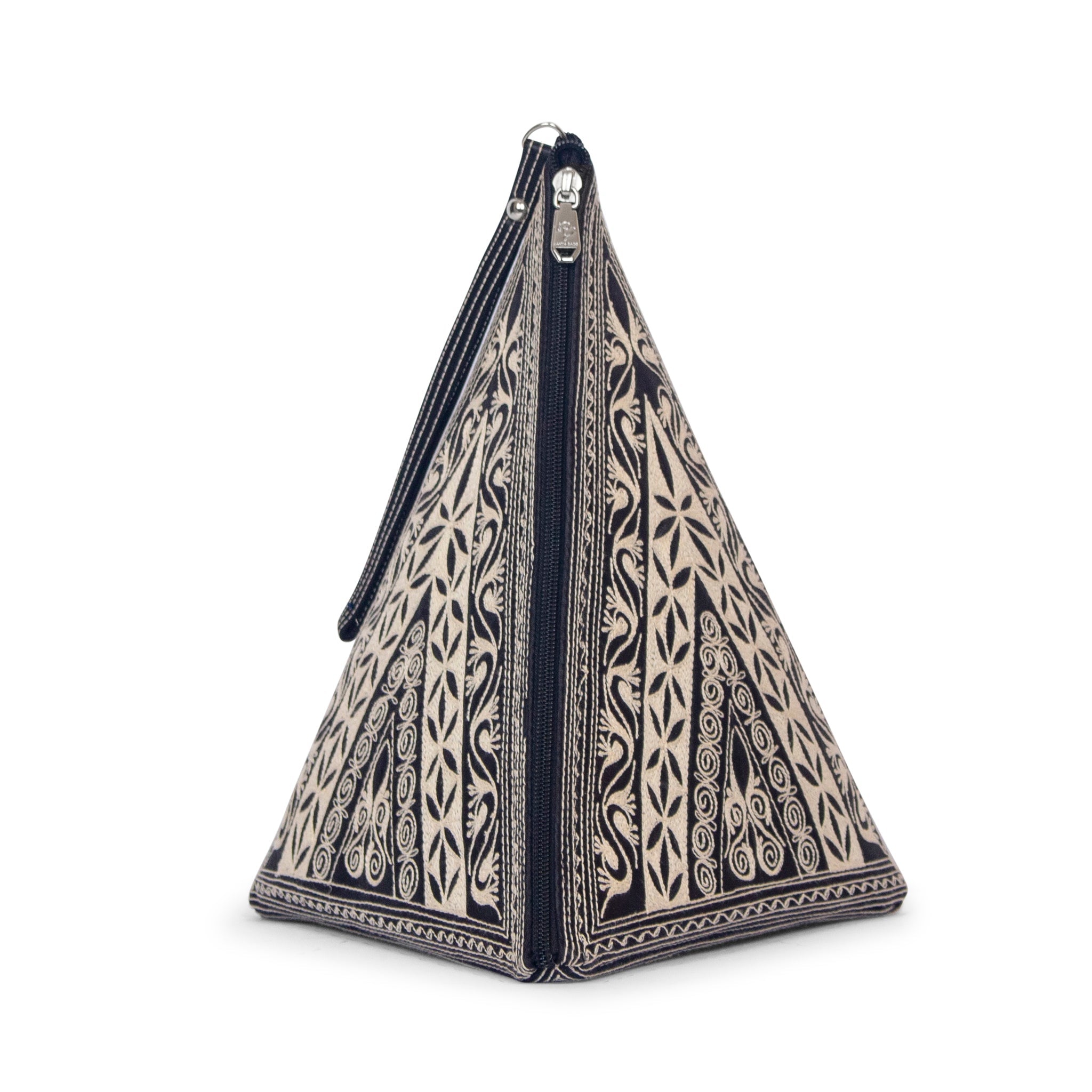 Hitam Pyramid Clutch by Banda Bags