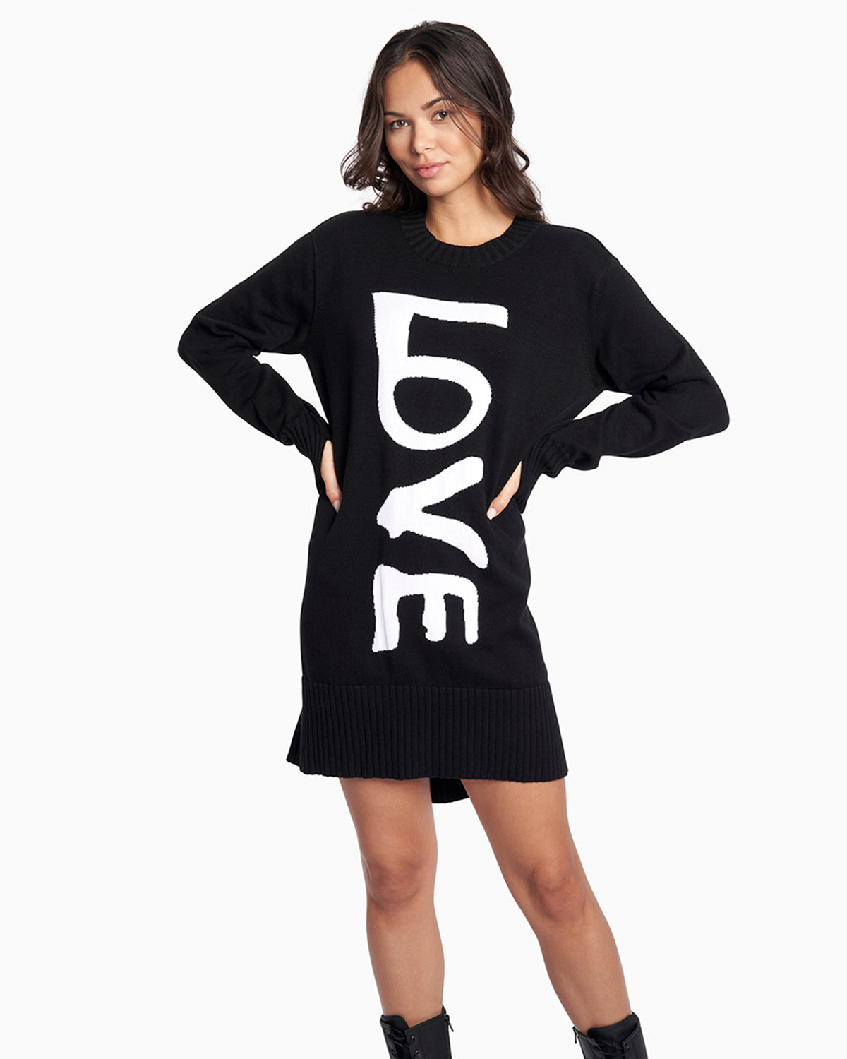 Fern LOVE Sweater Dress by YesAnd Apparel