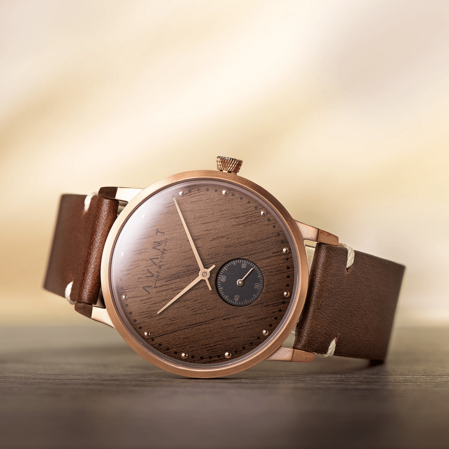 NEW YORK - ROSE GOLD (38MM) by AVANTWOOD