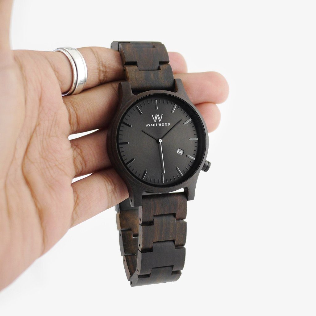 URBAN CLASSIC - CHARCOAL BLACK (43MM) by AVANTWOOD